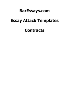 A Contracts Attack Template