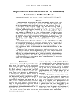 The Pressure Behavior of Clinozoisite and Zoisite: an X-Ray Diffraction Study