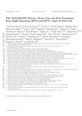 Dense Gas and Star Formation from High Transition HCN and HCO+ Maps of NGC 253