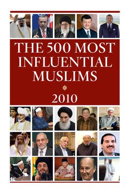 The 500 Most Influential Muslims S 2010