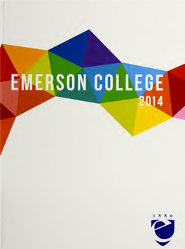 Emersonian : [Emerson College Yearbook]