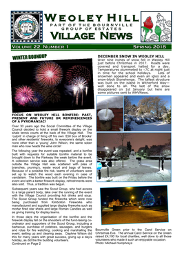 Weoley Hill Village News Spring 2018