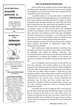 OCTOBRE 2017 Peut Avoir Cette Parole De Connaissance : « Tu Es Bénie Entre Toutes N°552 Les Femmes, Et Le Fruit De Tes Entrailles Est Béni