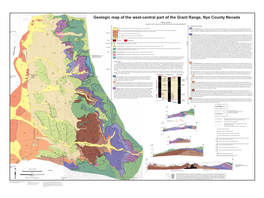 Geologic Map of the West-Central Part of the Grant Range, Nye County Nevada