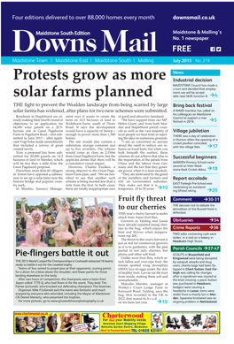 Protests Grow As More Solar Farms Planned