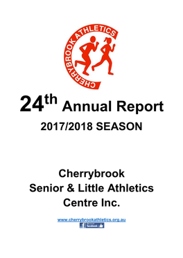 2017-2018 Season Cherrybrook Annual Report