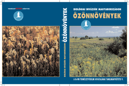 ÖZÖNNÖVÉNYEK BIOLÓGIAI INVÁZIÓKMAGYARORSZÁGON a Kvvmtermészetvédelmi HIVATALÁNAK TANULMÁNYKÖTETEI 9