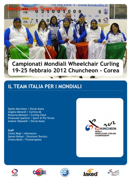 Cartella Stampa Mondiali Wheelchair 2012
