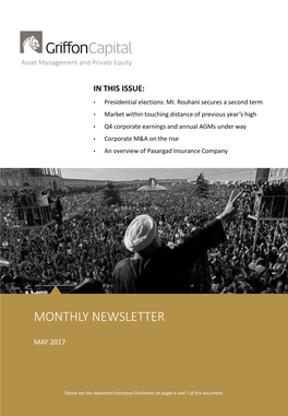 Monthly Newsletter