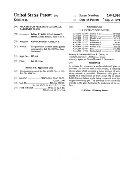 United States Patent (19) 11 Patent Number: 5,045,510 Kohli Et Al