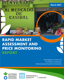 Rapid Market Assessment and Price Monitoring Report