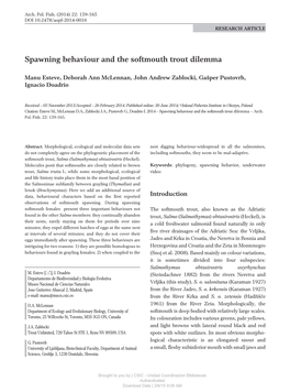 Spawning Behaviour and the Softmouth Trout Dilemma