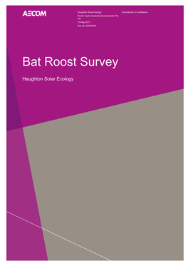 Bat Roost Survey
