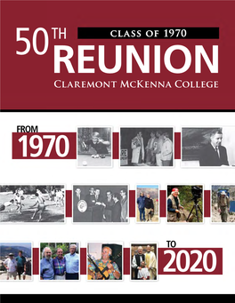 Class of 1970 50REUNION Claremont Mckenna College