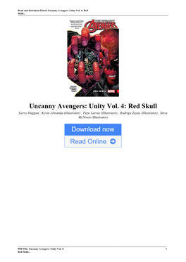 Uncanny Avengers: Unity Vol. 4: Red Skull by Gerry Duggan , Kevin