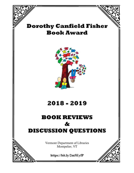 Dorothy Canfield Fisher Book Award BOOK REVIEWS & DISCUSSION