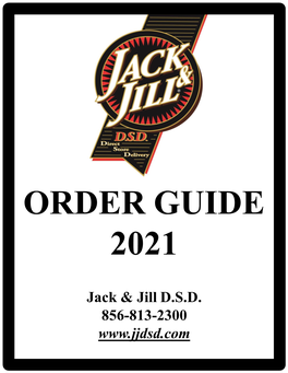 Order Guide 2021