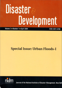 Urban Floods and Case Studies Project: an Overview 1 Anil K