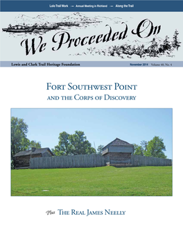 Fort Southwest Point and the Corps of Discovery