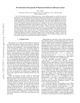 Arxiv:1202.1293V1 [Cond-Mat.Supr-Con] 6 Feb 2012 Damental Particles—The Constituents of Condensed Matter Are, the 2D P + Ip Case