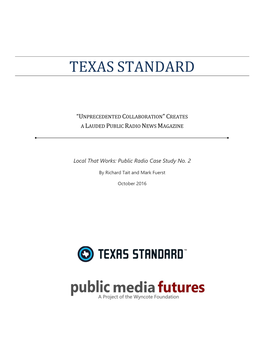 Texas Standard