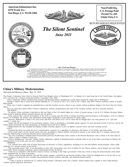 The Silent Sentinel, June 2011 Page 1 American Submariners Inc
