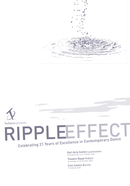 RIPPLEEFFECT Celebrating 21 Years of Excellence in Contemporary Dance