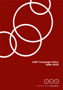 LGBT Campaign Policy 2006-2010