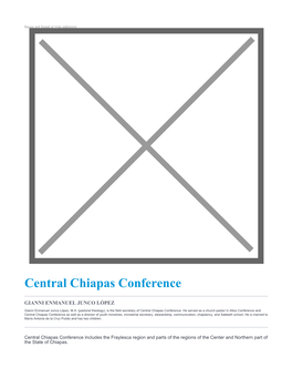 Central Chiapas Conference