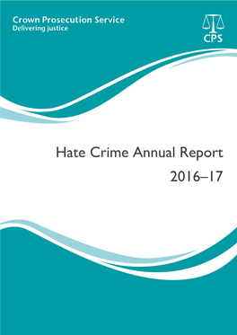 Hate Crime Annual Report 2016–17