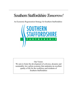 Southern Staffordshire Tomorrow!