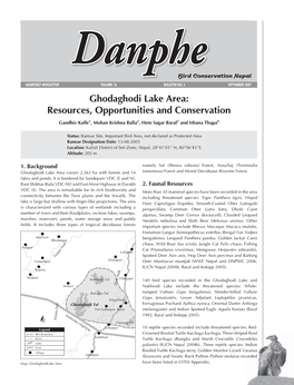 Danphe Newsletter for Bird Conservation Nepal