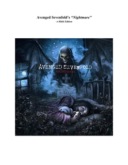 Avenged Sevenfold's “Nightmare”