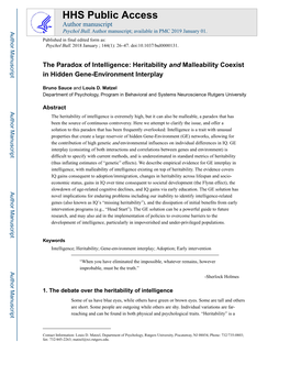 Heritability and Malleability Coexist in Hidden Gene-Environment Interplay