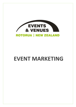 Event Marketing Guide