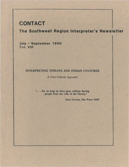 CONTACT the Southwest Region Interpreter's Newsletter