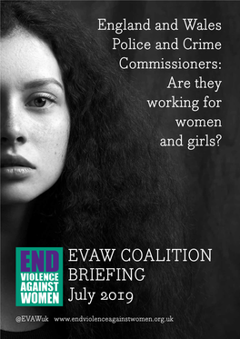 EVAW COALITION BRIEFING July 2019