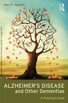 Downloaded by [New York University] at 02:09 15 August 2016 Alzheimer’S Disease and Other Dementias