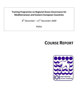 Course Report