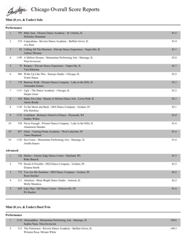 Chicago Overall Score Reports