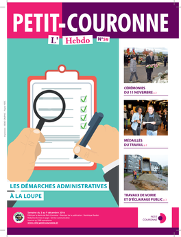 LES DÉMARCHES ADMINISTRATIVES À LA LOUPE TRAVAUX DE VOIRIE ET D’ÉCLAIRAGE PUBLIC P.3