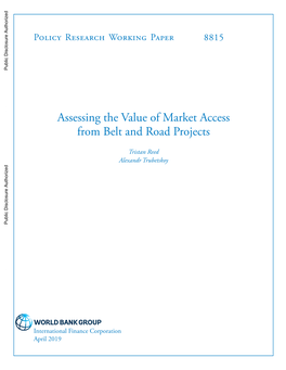 Assessing the Value of Market Access from Belt and Road Projects