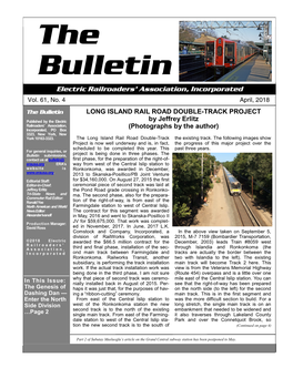 The Bulletin LONG ISLAND RAIL ROAD DOUBLE-TRACK PROJECT