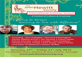 Hewitt Society International Summer School