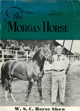 Sponsored by Justin Morgan Horse Association