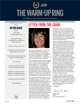 Letter from the Chair