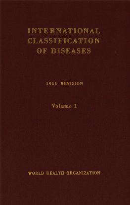 Manual of the International Statistical Classification of Diseases, Injuries, and Causes of Death