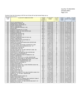 Case No. TC-2012-0331 Schedule MN-5 Page 1 of 1