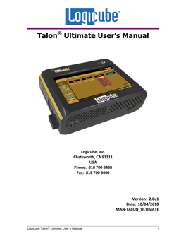 Talon® Ultimate User's Manual