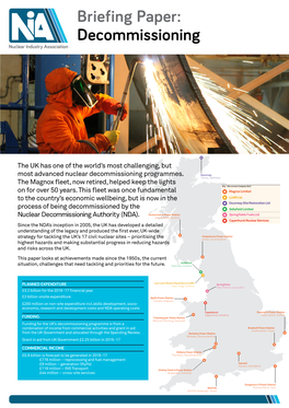 Briefing Paper: Decommissioning